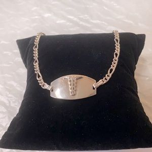 Sterling Silver Medic Bracelet